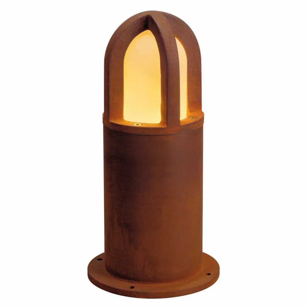 Sokkellamper ^ SLV Rusty Cone 40 rustbrun sokkelampe 40 cm