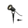 Udendørs Spot ^ SLV udendørs spotlampe Nautilus Spike XL, sort, aluminium, Ø 6,5 cm
