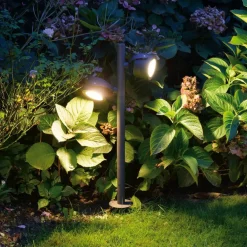 Gadebelysning ^ SLV vejlampe Sitra, 2 lyskilder, antracit, aluminium, GX53, IP44