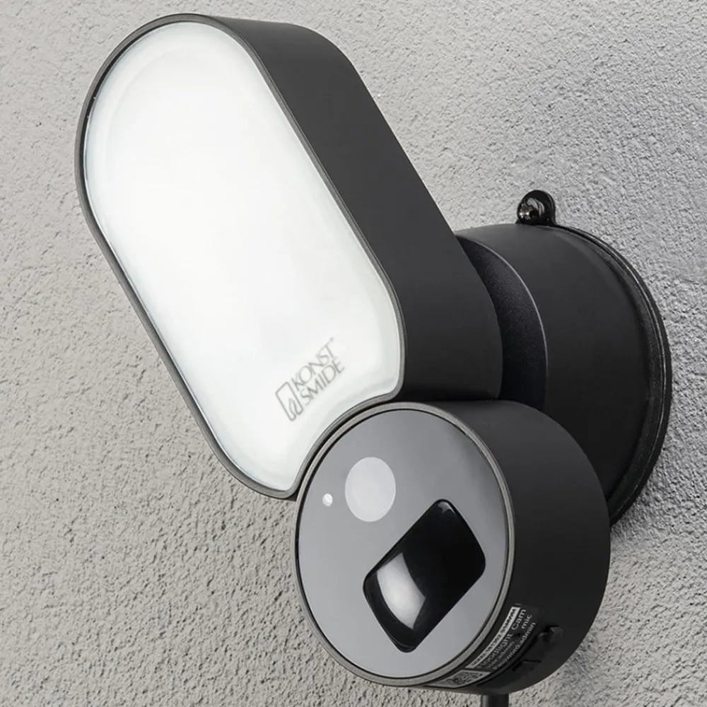 Konstsmide Væglampe Med Sensor > Smartlight 7892-750 kameralampe, WiFi 12 V 800 lm