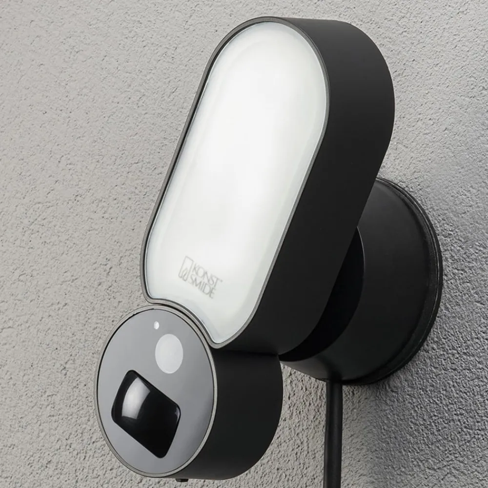 Konstsmide Væglampe Med Sensor > Smartlight 7892-750 kameralampe, WiFi 12 V 800 lm