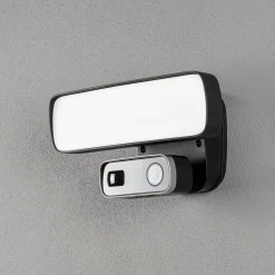 Konstsmide Væglampe Med Sensor|Udendørs Spot > Smartlight 7868-750 LED-kameralampe WiFi 1.200lm