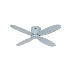 Loftventilatorer ^ CasaFan Smart loftventilator Eco Plano II, Ø 112 cm, lysegrå, DC