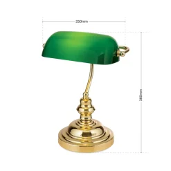 Bordlamper ^ ORION Smuk Onella bordlampe grøn