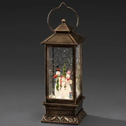 Julepynt ^ Konstsmide Christmas Snemandslanterne LED, vandfyldt