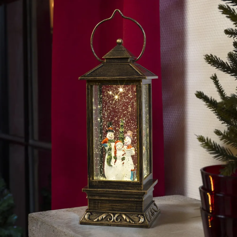 Julepynt ^ Konstsmide Christmas Snemandslanterne LED, vandfyldt