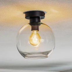 Eko-Light Loftlamper > Sofia loftlampe med klart glasskærm