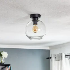 Eko-Light Loftlamper > Sofia loftlampe med klart glasskærm