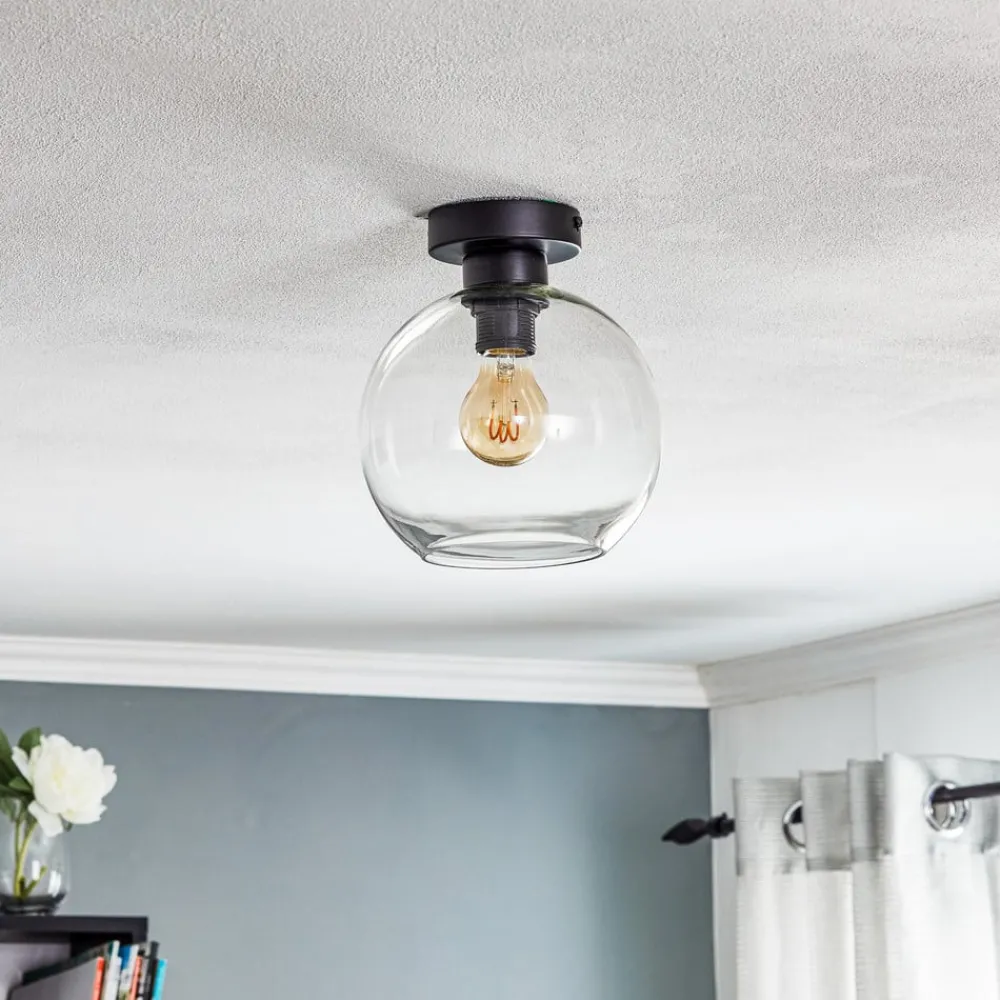 Eko-Light Loftlamper > Sofia loftlampe med klart glasskærm