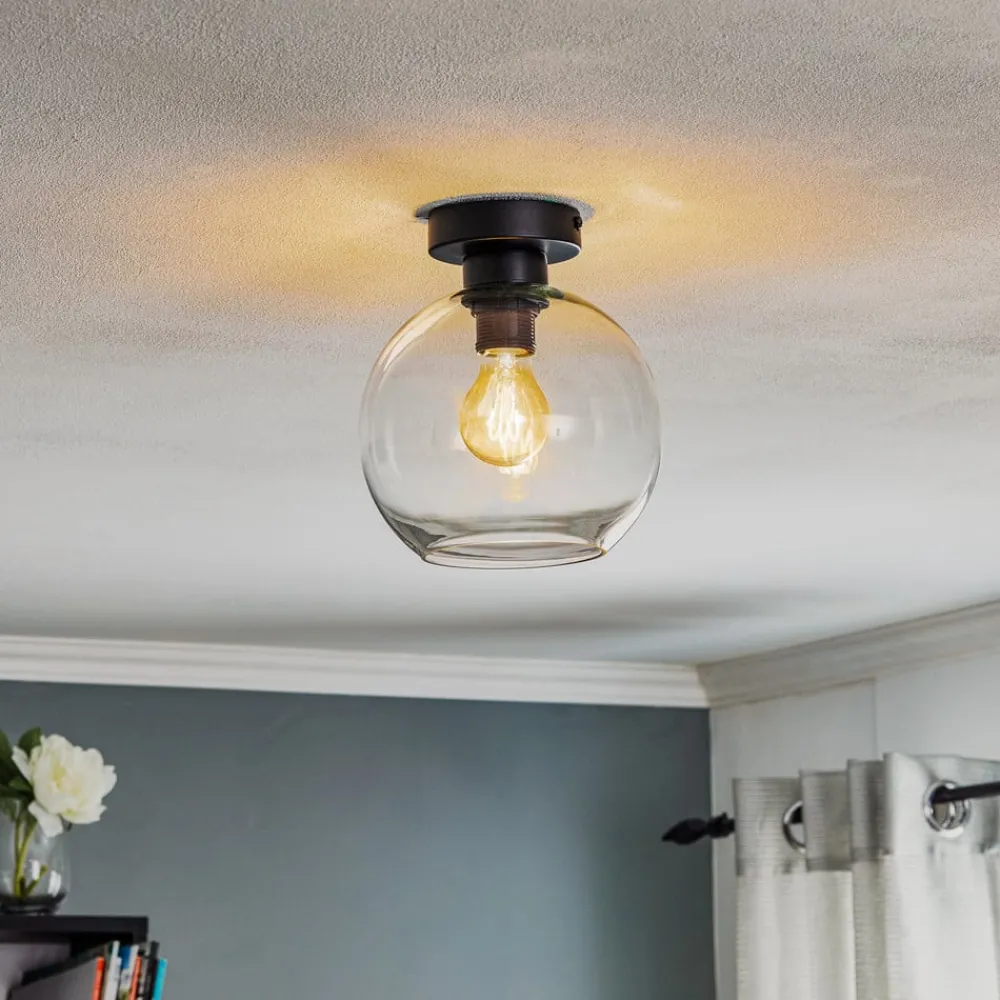 Eko-Light Loftlamper > Sofia loftlampe med klart glasskærm