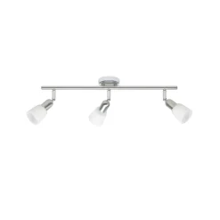 Brilliant Loftlamper|Loftlamper > Sofia loftspot, jern/krom/hvid, længde 57 cm, 3-lys.