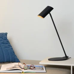 Arbejdsrum/Kontor|Bordlamper ^ Lucide Sofistikeret skrivebordslampe Hester, sort