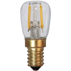 STAR TRADING Dæmpbar Led-Pære|Filament Pære > Soft Glow LED-pære E14 1,4W, 2.100K, klar, dæmpes