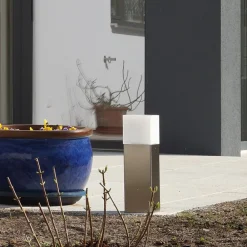LCD Sokkellamper > Sokkellampe Linus i stål