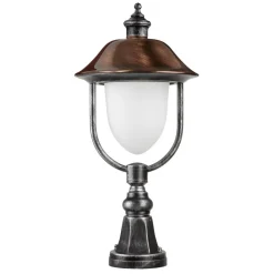 LCD Sokkellamper > Sokkellampe 1157, sort/kobber