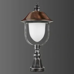 LCD Sokkellamper > Sokkellampe 1157, sort/kobber
