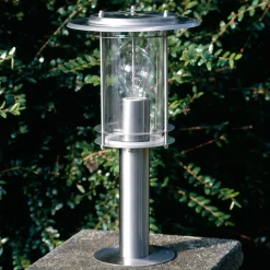 Brilliant Sokkellamper > Sokkellampe York, stål, højde 40 cm, IP44, E27