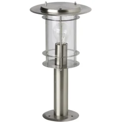 Brilliant Sokkellamper > Sokkellampe York, stål, højde 40 cm, IP44, E27