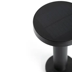 FARO BARCELONA Solcellelamper > Solar-LED-bordlampe Cairo, sort, plast, IP44, 21cm