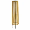 Searchlight Solcellelamper > Solar-LED-gulvlampe Livay, okker, rattan, 68 cm, IP44