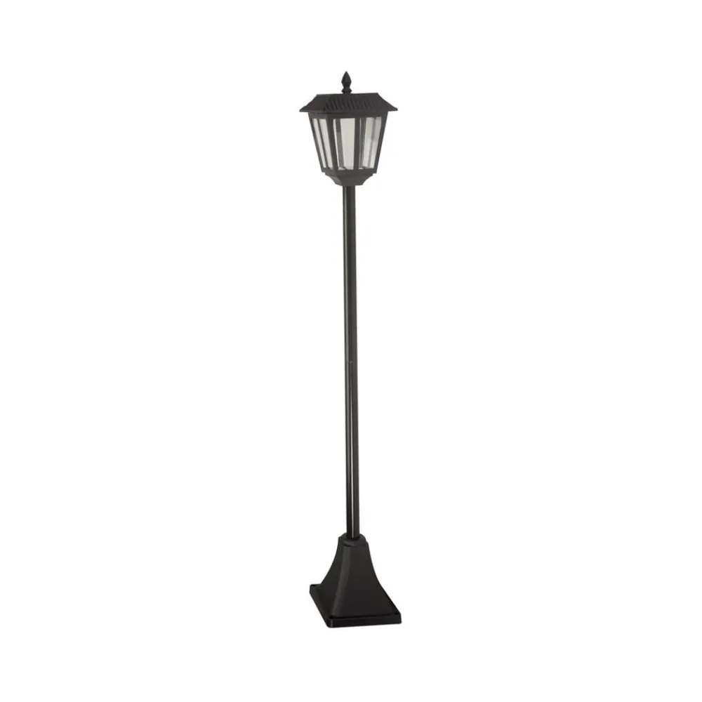 SMART GARDEN Solcellelamper > Solar vejlampe Metro, 130 cm, sort, IP44