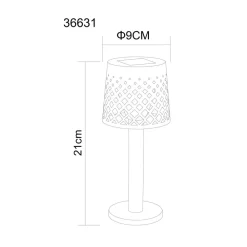 Dekorationsbelysning|Solcellelamper ^ Globo 36631 solcelle-bordlampe, batteri, IP44, sort
