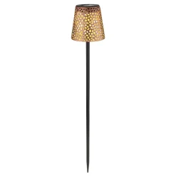 Solcellelamper|Udendørs Spot ^ Globo 36562 solcelle-lampe med jordspyd, IP44, kobber