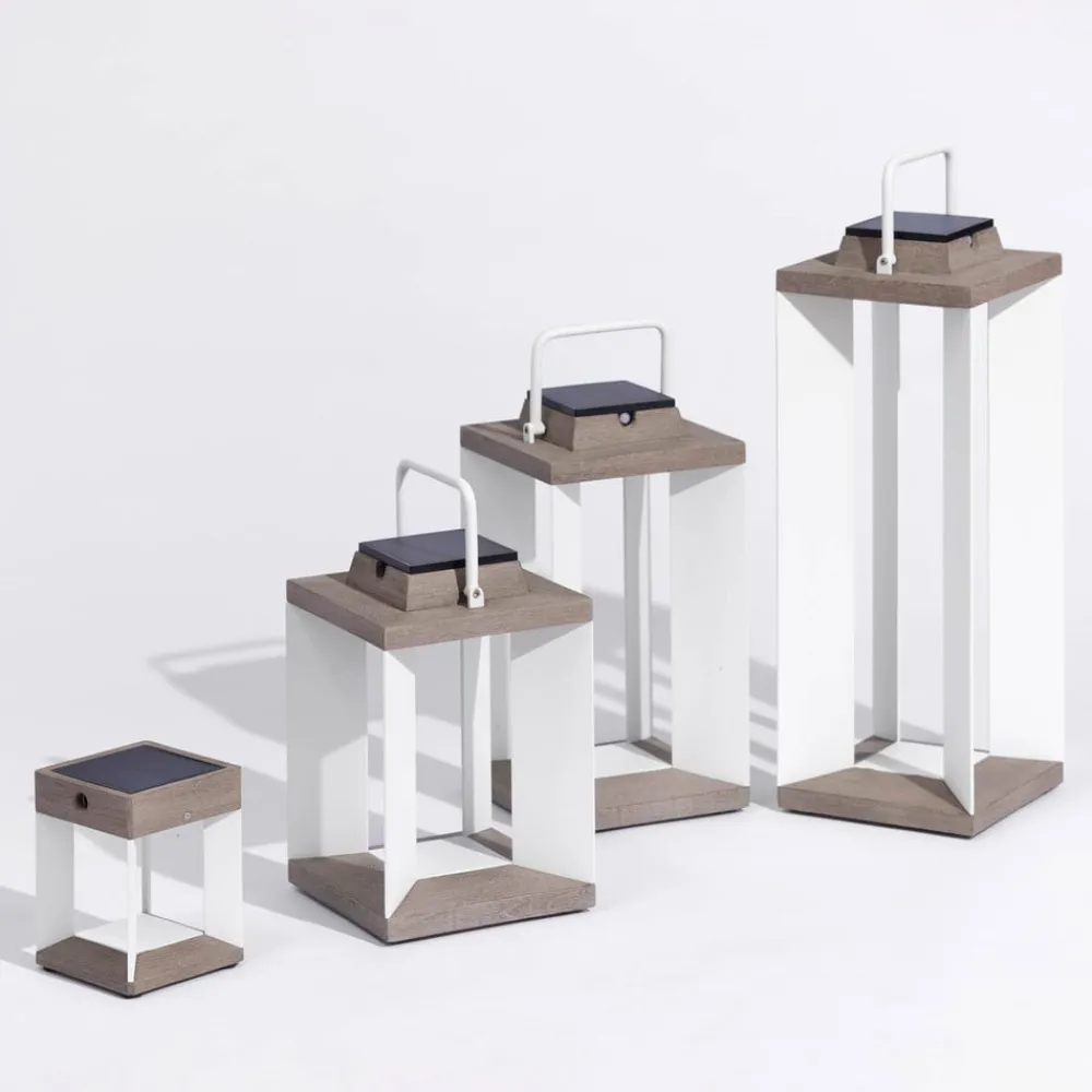 Solcelle Lampe Med Sensor|Solcellelamper ^ Les Jardins Solcellelanterne Teckalu, Duratek/hvid, 45,5 cm