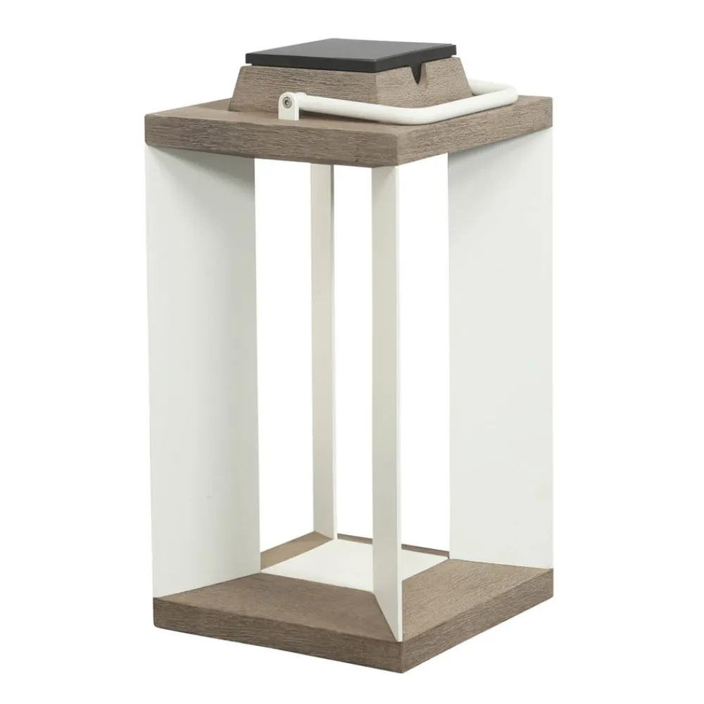 Solcelle Lampe Med Sensor|Solcellelamper ^ Les Jardins Solcellelanterne Teckalu, Duratek/hvid, 45,5 cm