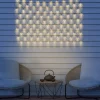 Globo Dekorationsbelysning|Julepynt > Solcelle-LED-lysforhæng IP44 110x90cm 100 lk