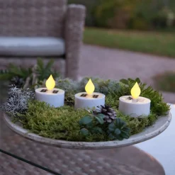 STAR TRADING Dekorationsbelysning|Julepynt > Solcelle LED lys Saul sæt med 3