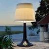 Konstsmide Dekorationsbelysning|Solcellelamper > Soldreven LED bordlampe Assisi Sitra, i sort