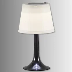 Konstsmide Dekorationsbelysning|Solcellelamper > Soldreven LED bordlampe Assisi Sitra, i sort
