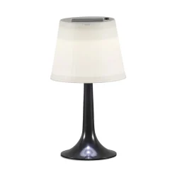 Konstsmide Dekorationsbelysning|Solcellelamper > Soldreven LED bordlampe Assisi Sitra, i sort