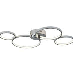 Searchlight Loftlamper > Solexa LED-loftlampe, ringformet, kromlook