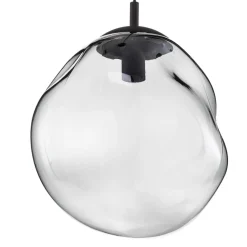TK Lighting Pendellamper|Pendellamper > Sol glaspendel, Ø 35cm, sort/røggrå