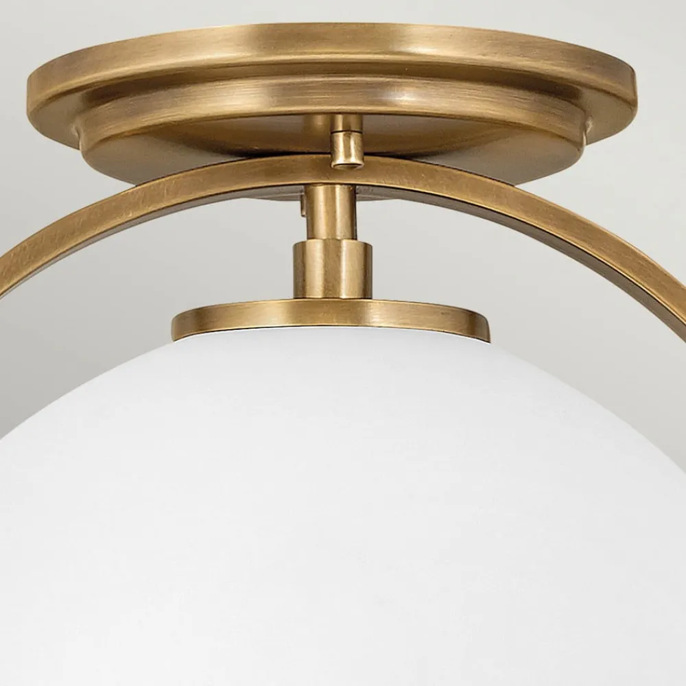 Loftlamper ^ Quintiesse Somerset loftlampe, 1 lyskilde, messing