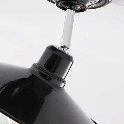 Loftlamper ^ Lindby Sort loftlampe Phinea i metal, vintagelook