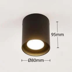 Arcchio Arbejdsrum/Kontor|Gang > Sort loftslampe Carson