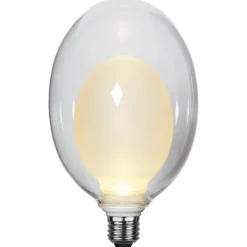 STAR TRADING Dæmpbar Led-Pære > Space E27 D120 LED-pære 3,5 W, opal, 3-trins dæmp.