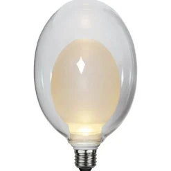 STAR TRADING Dæmpbar Led-Pære > Space E27 D120 LED-pære 3,5 W, opal, 3-trins dæmp.