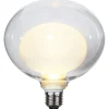 Dæmpbar Led-Pære|Led Pærer ^ STAR TRADING Space E27 G150 LED-pære 3,5 W, opal, 3-trins dæmp.