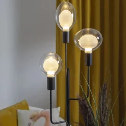 Dæmpbar Led-Pære|Led Pærer ^ STAR TRADING Space E27 G150 LED-pære 3,5 W, opal, 3-trins dæmp.