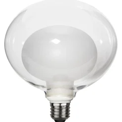 Dæmpbar Led-Pære|Led Pærer ^ STAR TRADING Space E27 G150 LED-pære 3,5 W, opal, 3-trins dæmp.