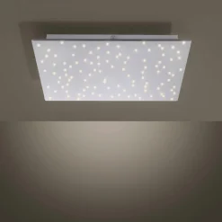 JUST LIGHT. GmbH Loftlamper|Loftlamper > Sparkle LED-loftlampe CCT dim stål 45x45cm