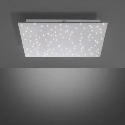 JUST LIGHT. GmbH Loftlamper|Loftlamper > Sparkle LED-loftlampe CCT dim stål 45x45cm