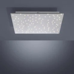 JUST LIGHT. GmbH Loftlamper|Loftlamper > Sparkle LED-loftlampe CCT dim stål 45x45cm
