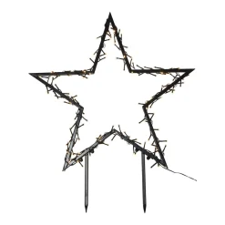 STAR TRADING Dekorationsbelysning|Julepynt > Spiky LED-dekorationslampe med jordspyd, 60 cm