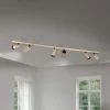 ORION Loftlamper|Loftlamper > Spotlight Sean, 6 lyskilder, guldfarvet, metal, drejeligt monteret
