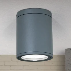ORION Udendørs Loftlamper > Sputnik LED-loftlampe, IP65, Ø 9 cm, antracit